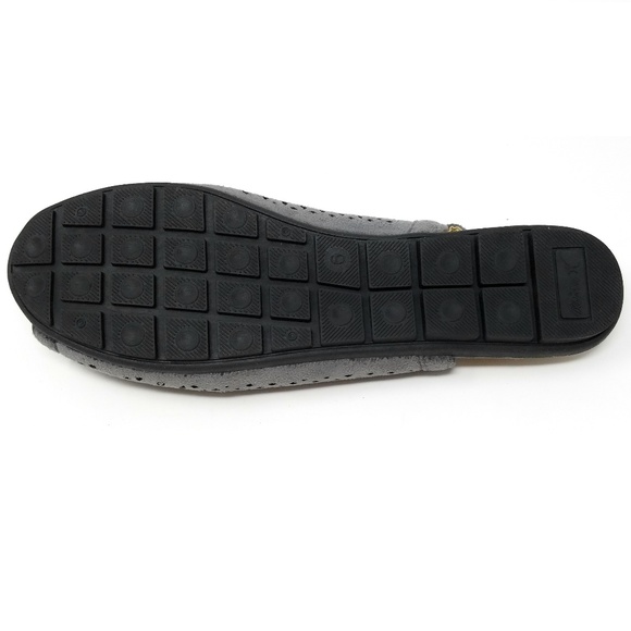 Slingback Open Toe Ballet Flats, B-2621, Grey - Picture 4 of 4